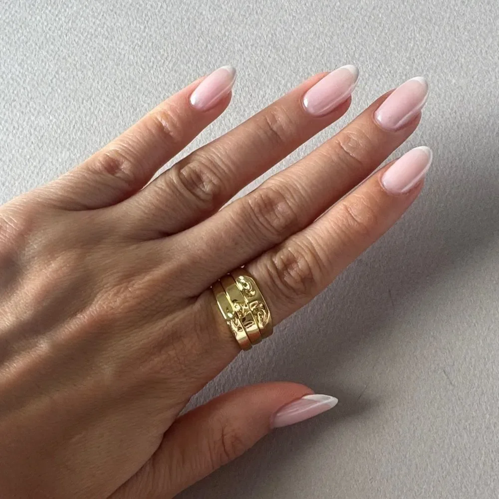 Free People shiny gold